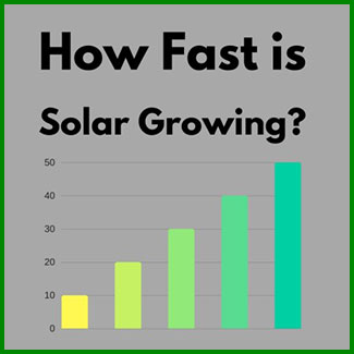 How fast is solar growing