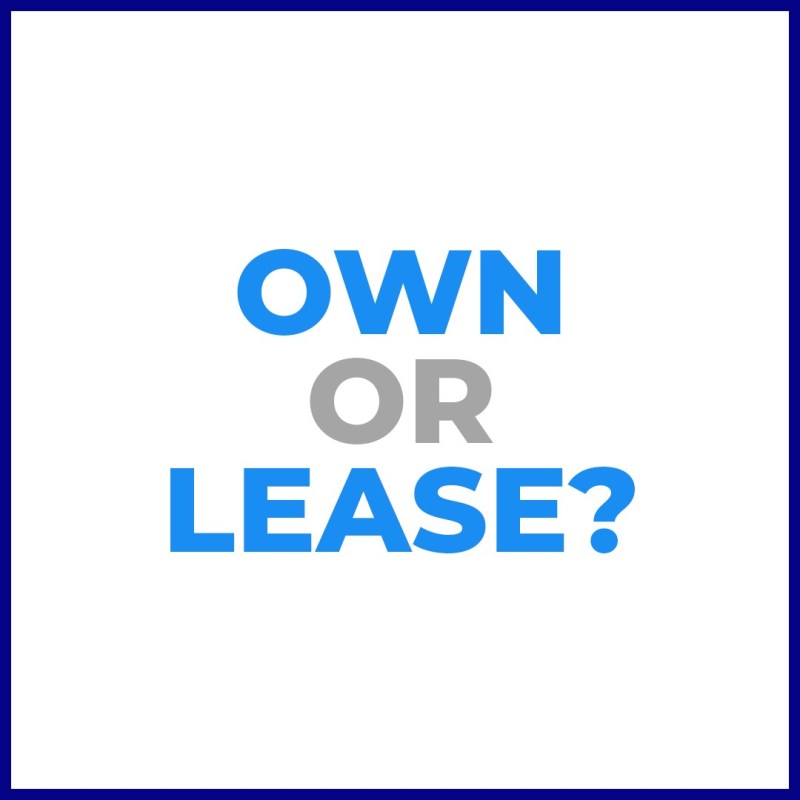 own or lease