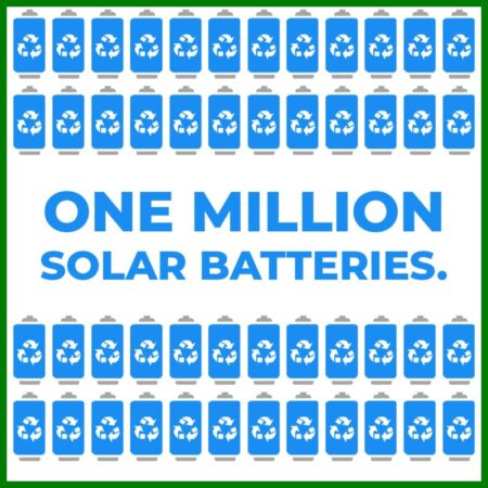 One million solar batteries