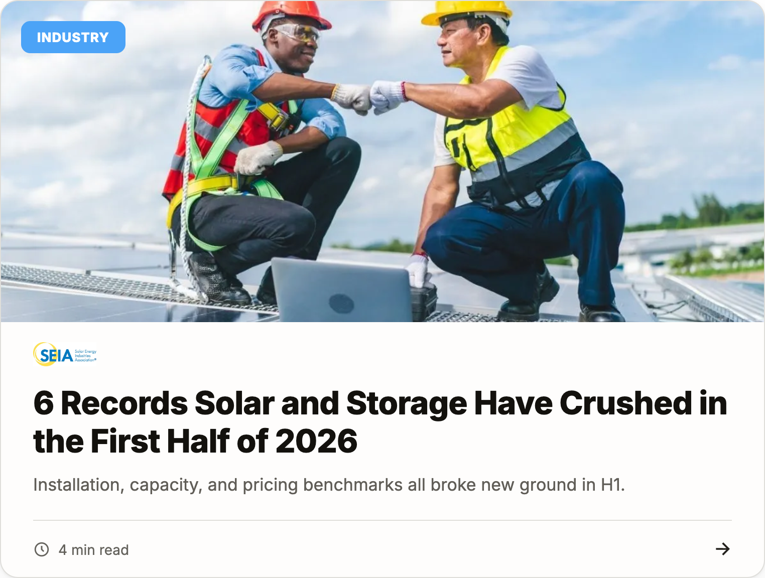 6 Records Solar and Storage Have Crushed