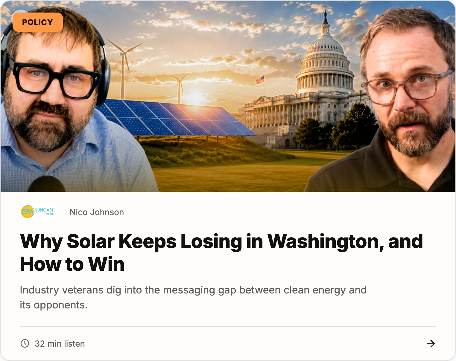 Why solar keeps losing in Washington
