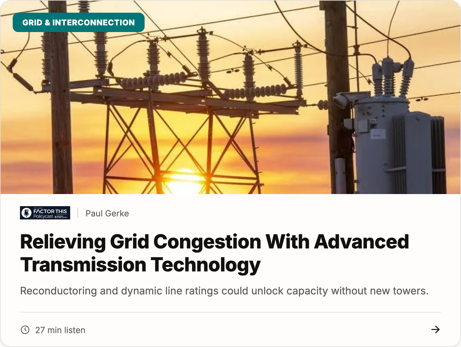Relieving grid congestion with advanced transmission technology