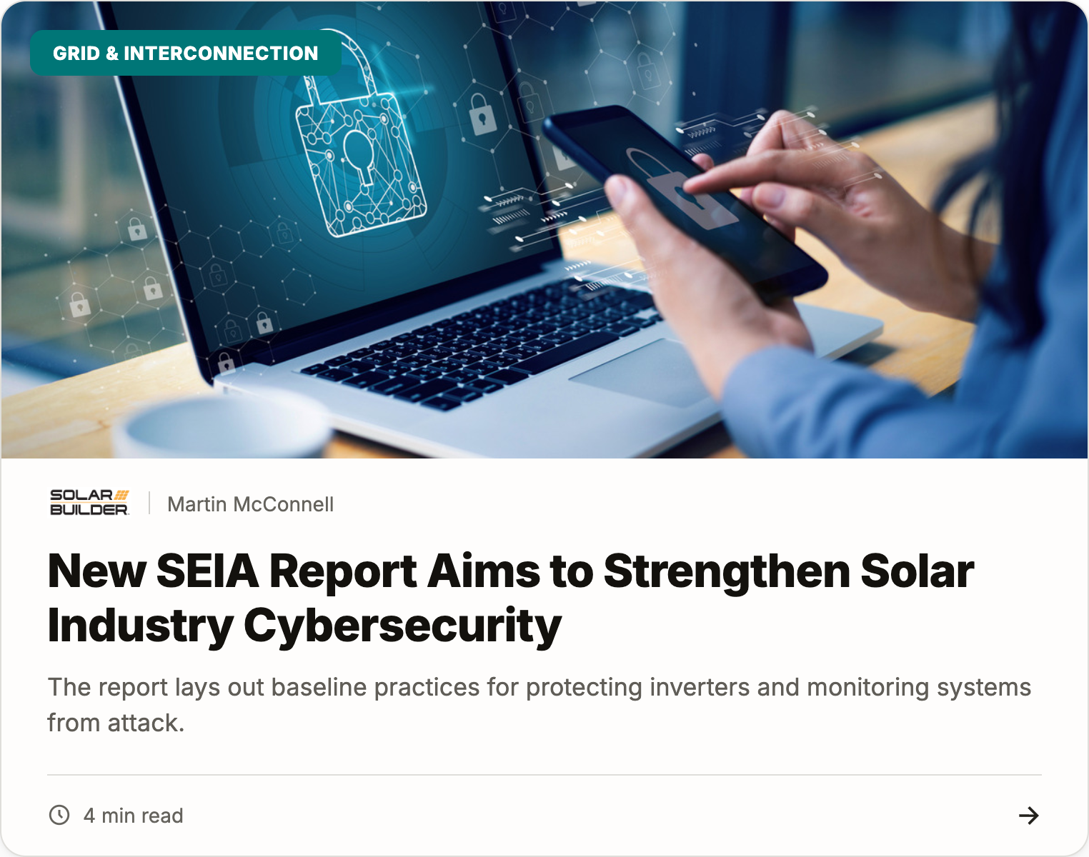 New SEIA report aims to strengthen solar industry cybersecurity