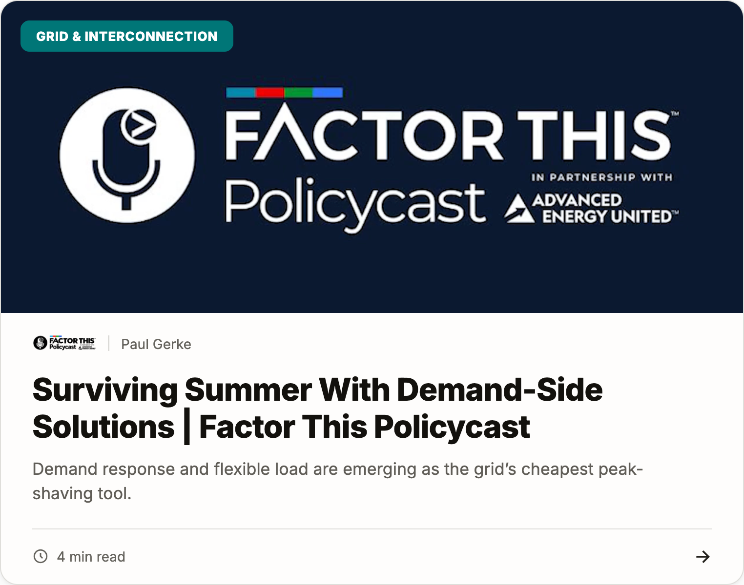 Surviving summer with demand-side solutions