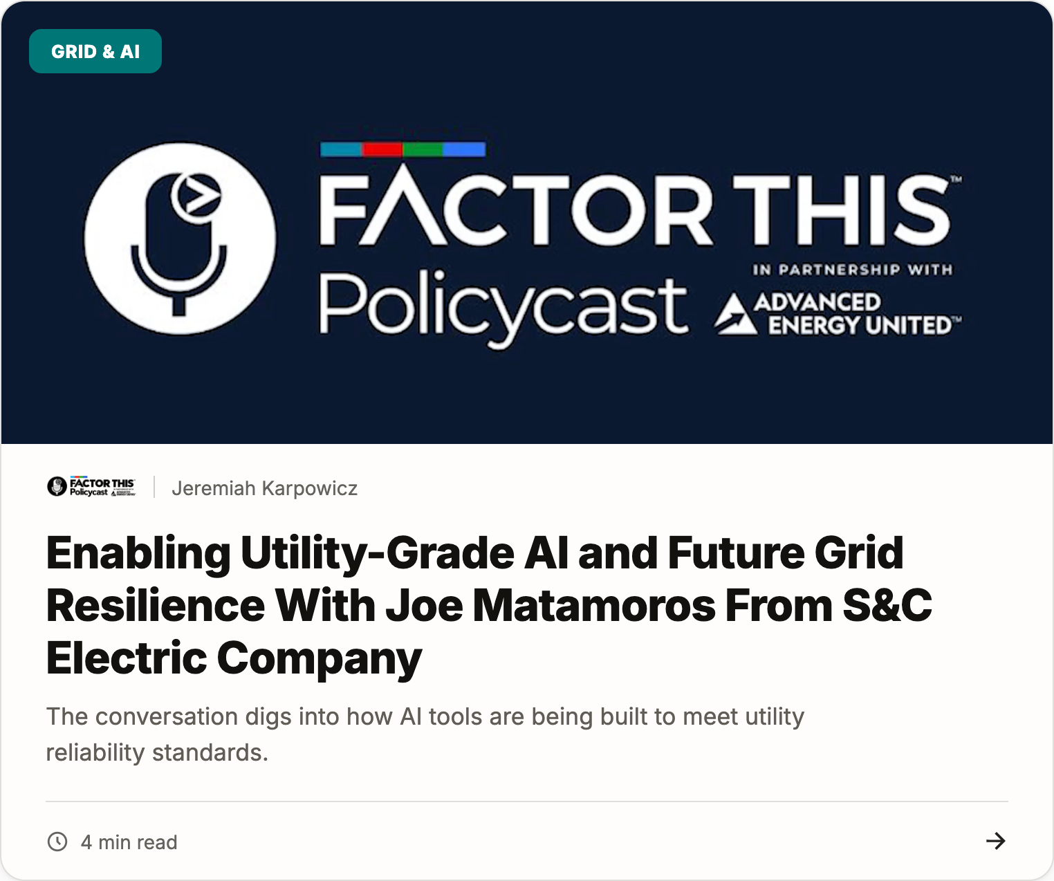 Enabling utility-grade AI and future grid resilience