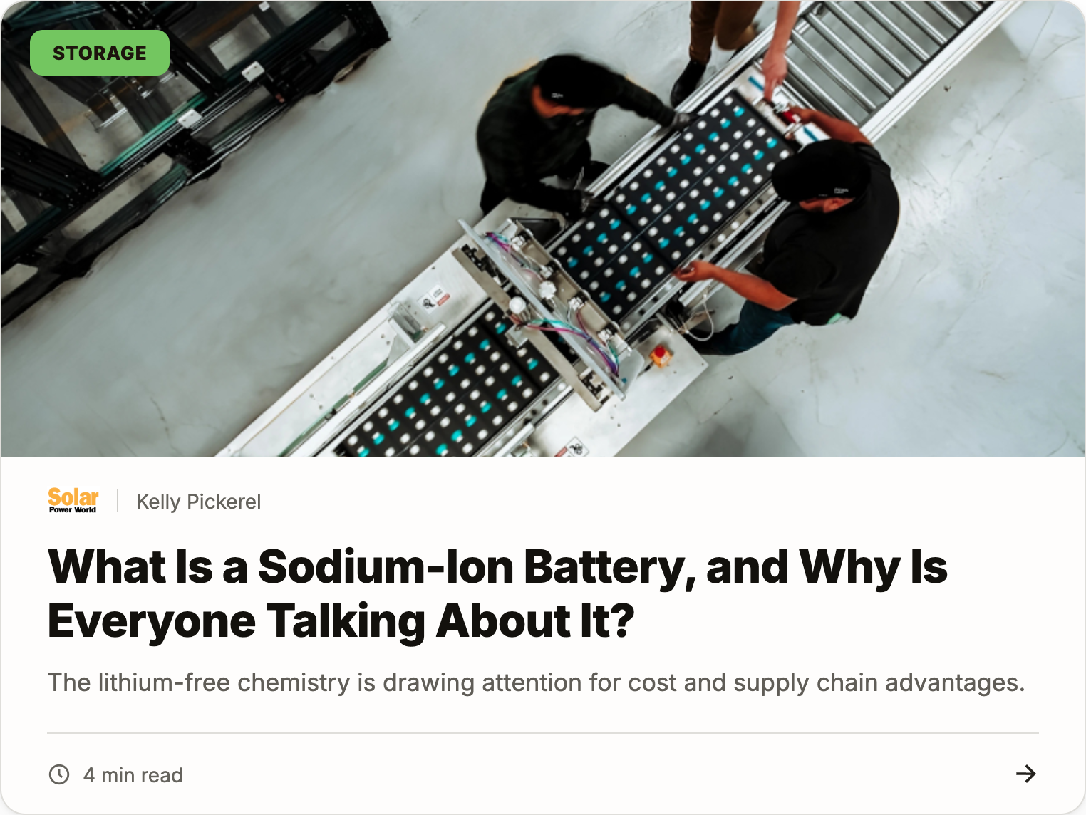 What is a sodium-ion battery and why is everyone talking about it?